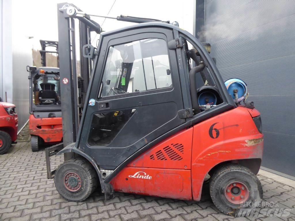 Linde H25T-01 LPG heftrucks