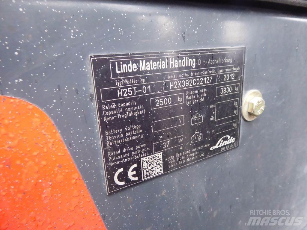 Linde H25T-01 LPG heftrucks