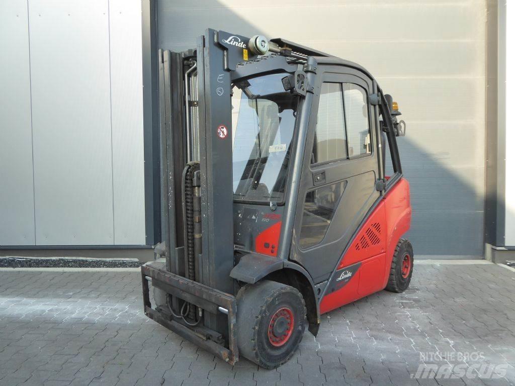 Linde H25T-02 LPG heftrucks