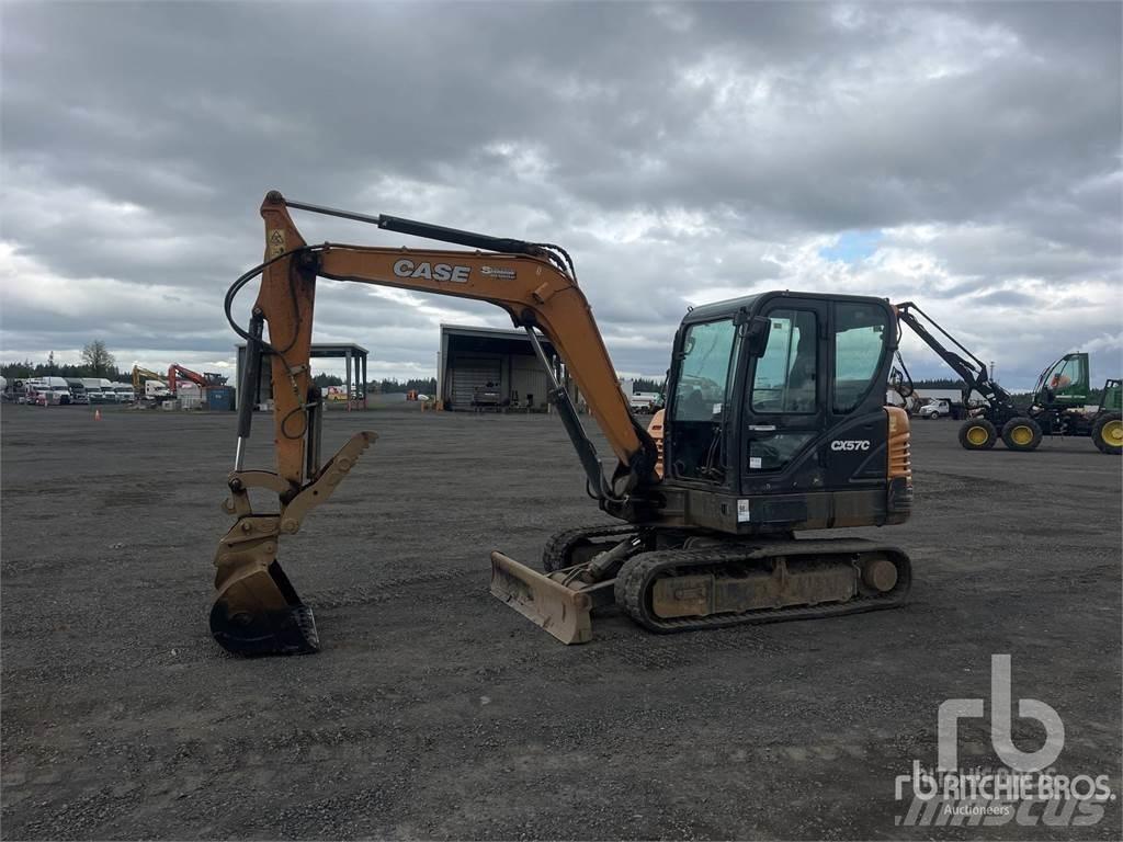 CASE CX57C Minigraafmachines < 7t