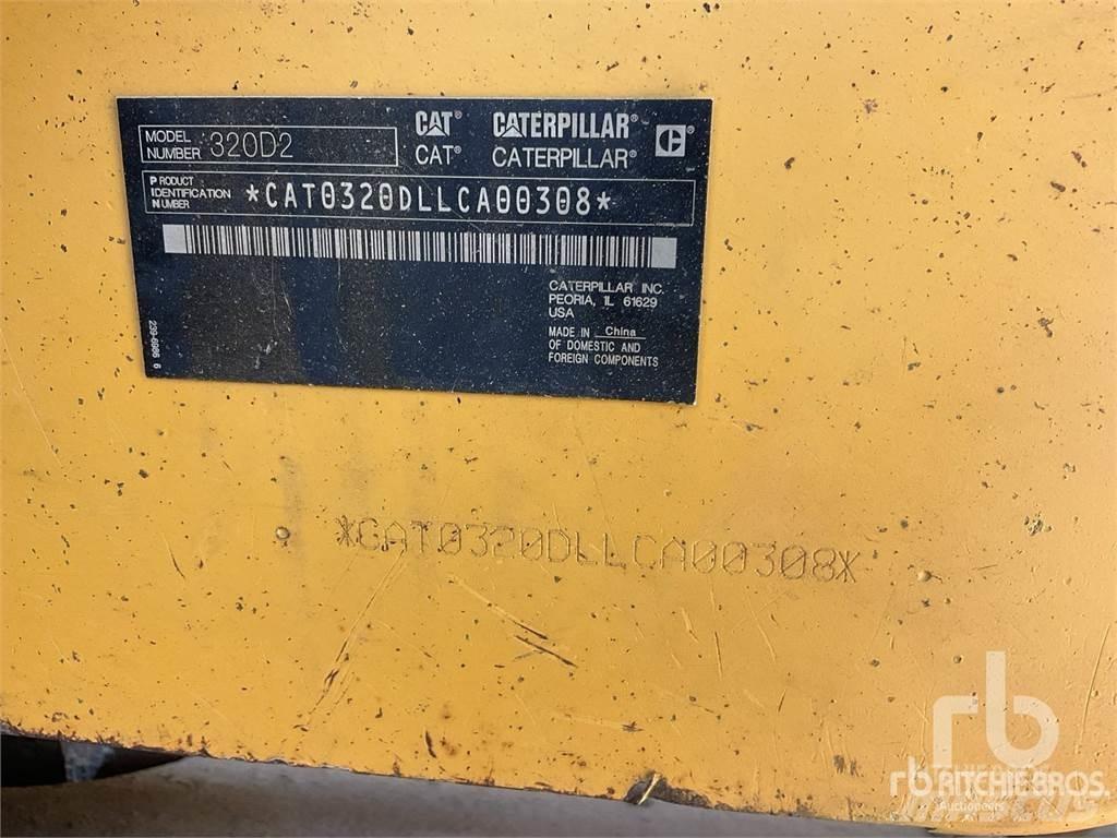CAT 320D2 Rupsgraafmachines