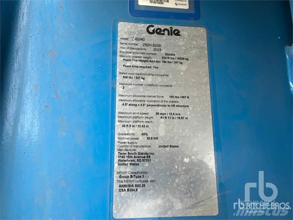 Genie Z62-40 Knikarmhoogwerkers