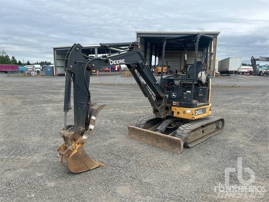 John Deere 26G Minigraafmachines < 7t