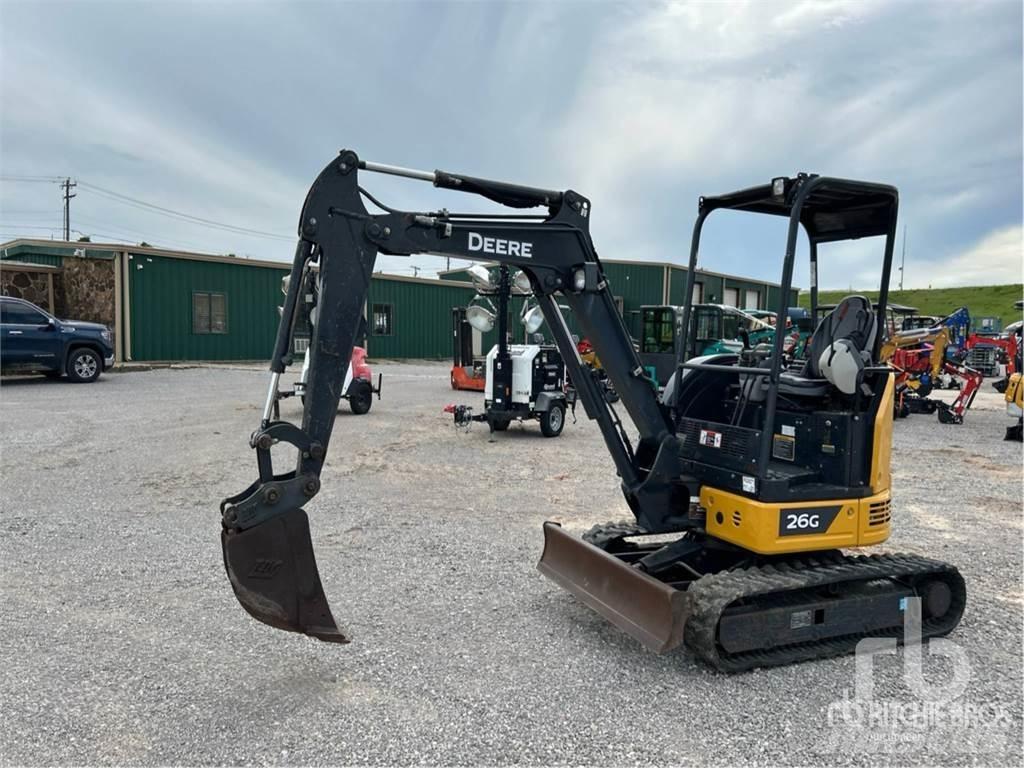 John Deere 26G Minigraafmachines < 7t