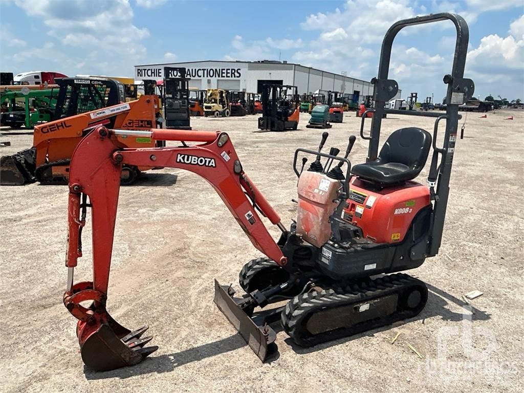 Kubota K008-3 Minigraafmachines < 7t