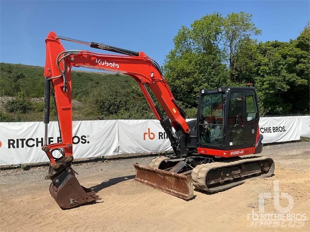 Kubota KX080-4A Rupsgraafmachines