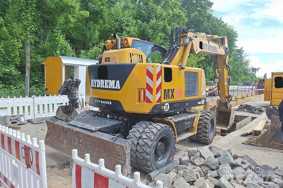 Hydrema MX 15 Wielgraafmachines