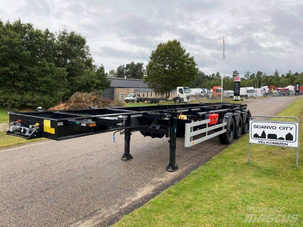 HRD 3-aks 20 + 30 ADR Containerchassis