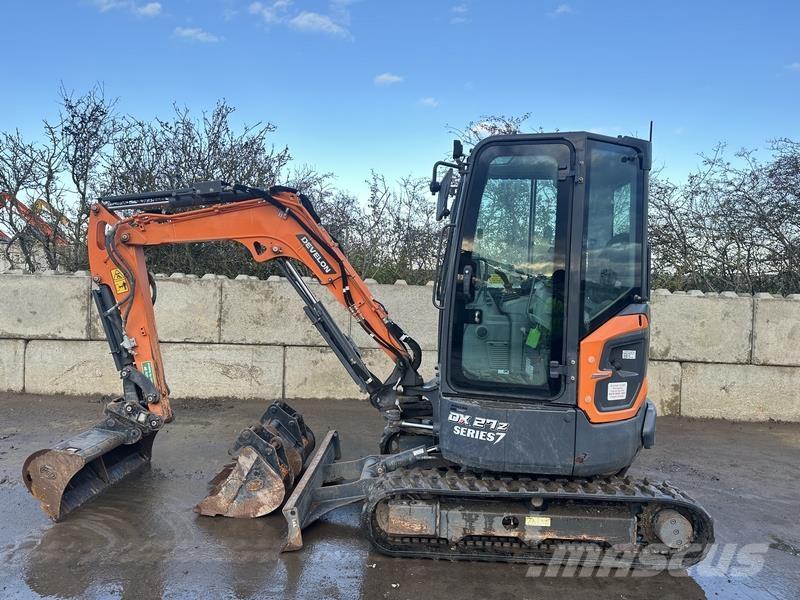 Doosan DX27 Rupsgraafmachines