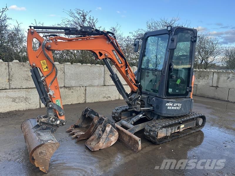 Doosan DX27 Rupsgraafmachines