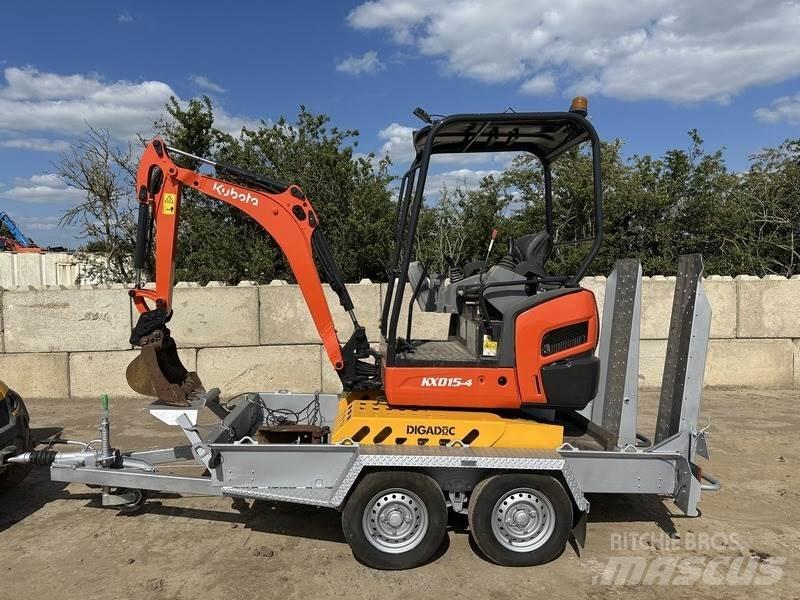 Kubota KX015-4 Minigraafmachines < 7t