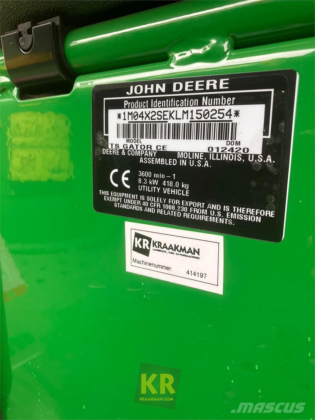 John Deere TS 4X2 ATV's