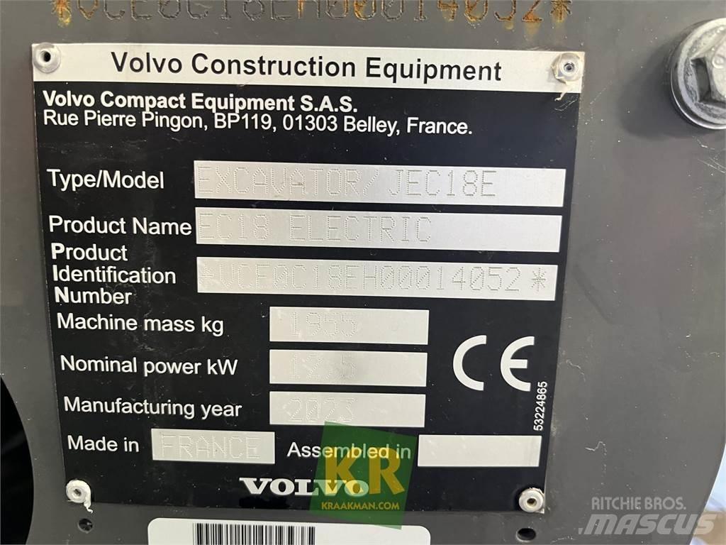 Volvo EC18E Rupsgraafmachines