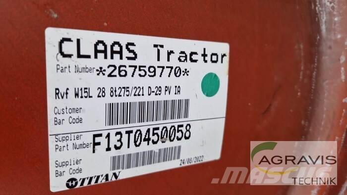  15X28 Banden, wielen en velgen