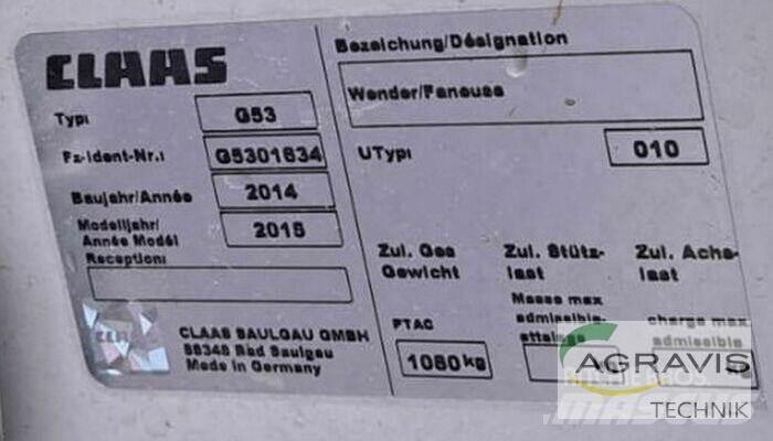 CLAAS VOLTO 800 Schudders