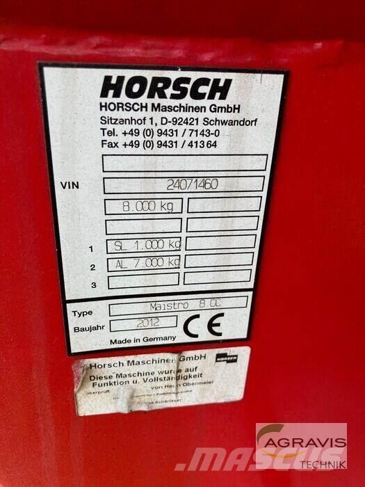 Horsch MAISTRO 8 CC Zaaimachines
