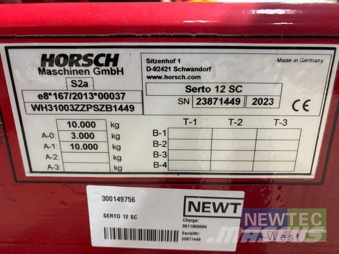 Horsch SERTO 12 SC Zaaimachines