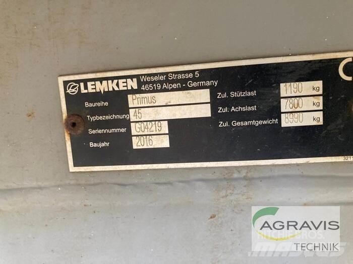 Lemken PRIMUS 45/27 Getrokken spuitmachines
