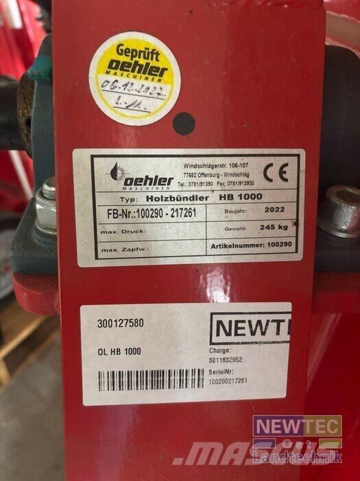 Oehler OL HB 1000 Overige veehouderijmachines
