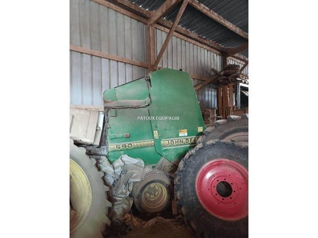 John Deere 590 Ronde-balenpersen