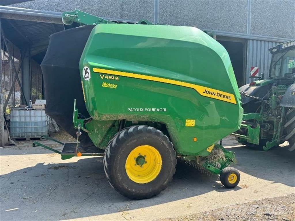 John Deere V461R Ronde-balenpersen