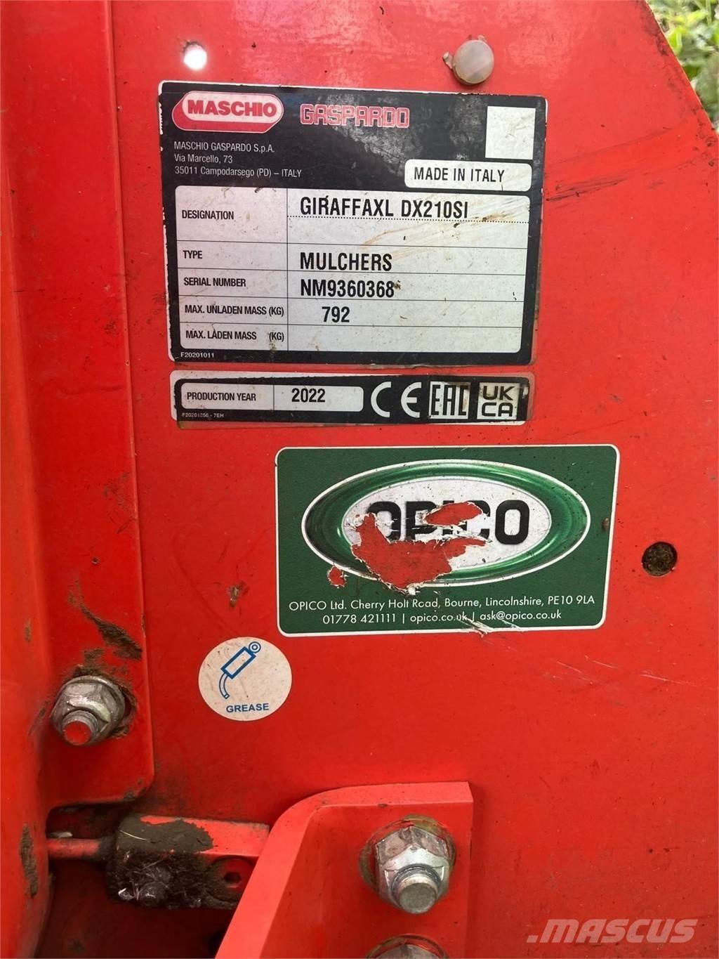 Maschio GIRAFFA XL Maaiers