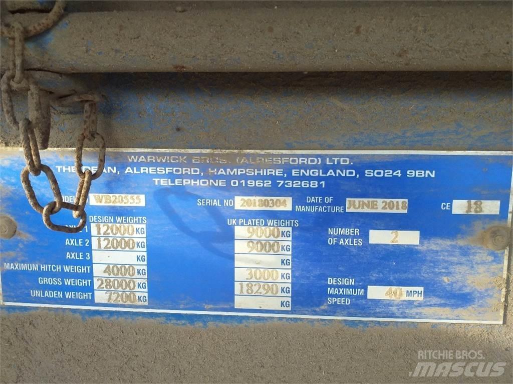  WARWICK 20 TONNE Overige aanhangers