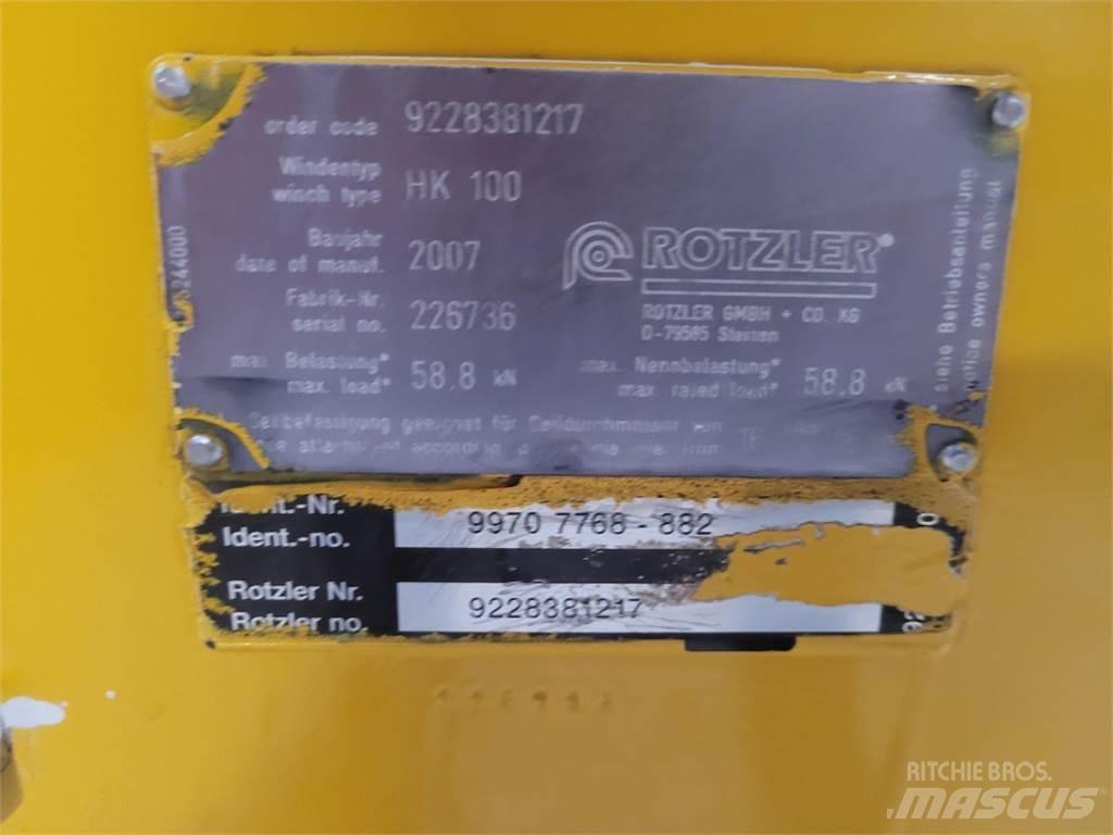 Faun HK 100 winch Kranen onderdelen en gereedschap