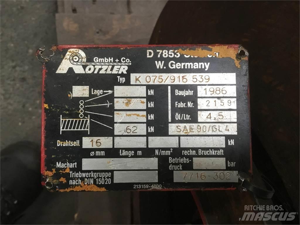 Faun RTF 30 winch Kranen onderdelen en gereedschap