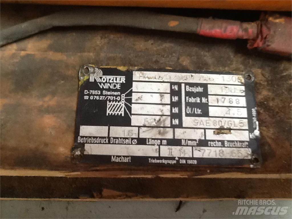 Faun RTF 30 winch Kranen onderdelen en gereedschap
