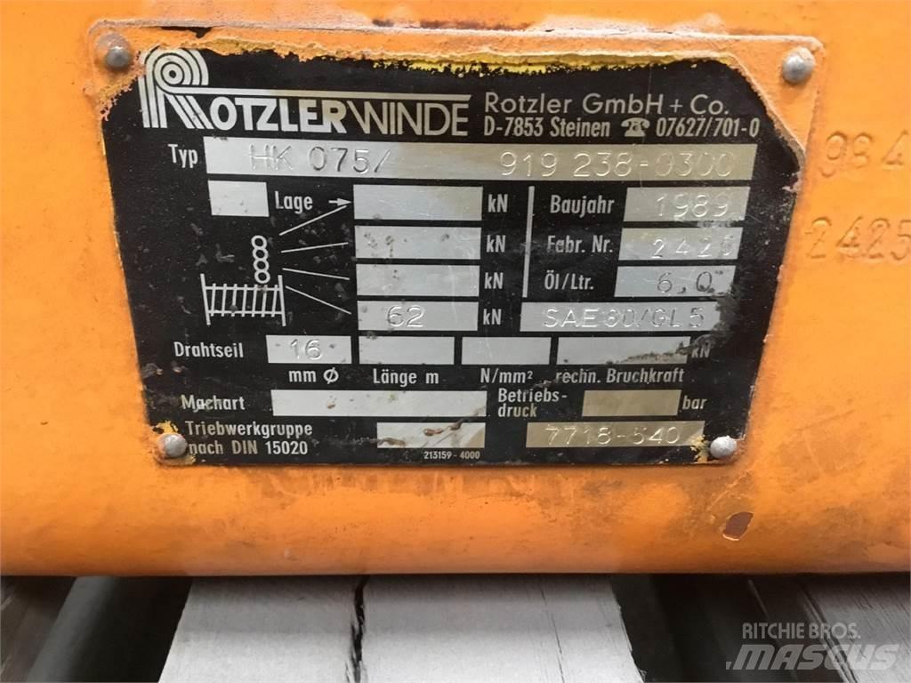 Faun RTF 50-4 winch Kranen onderdelen en gereedschap