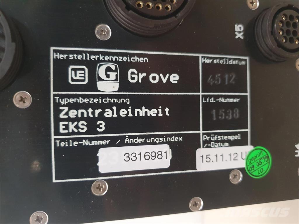 Grove EKS 3 LMB Kranen onderdelen en gereedschap