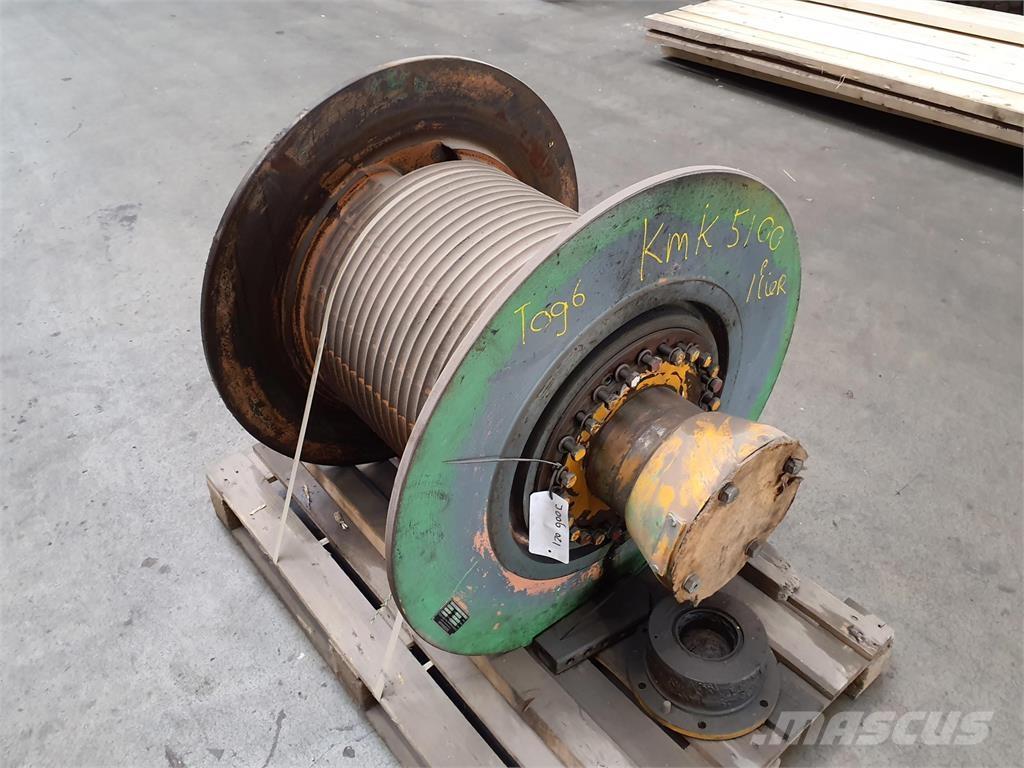Krupp KMK 5100 winch Kranen onderdelen en gereedschap