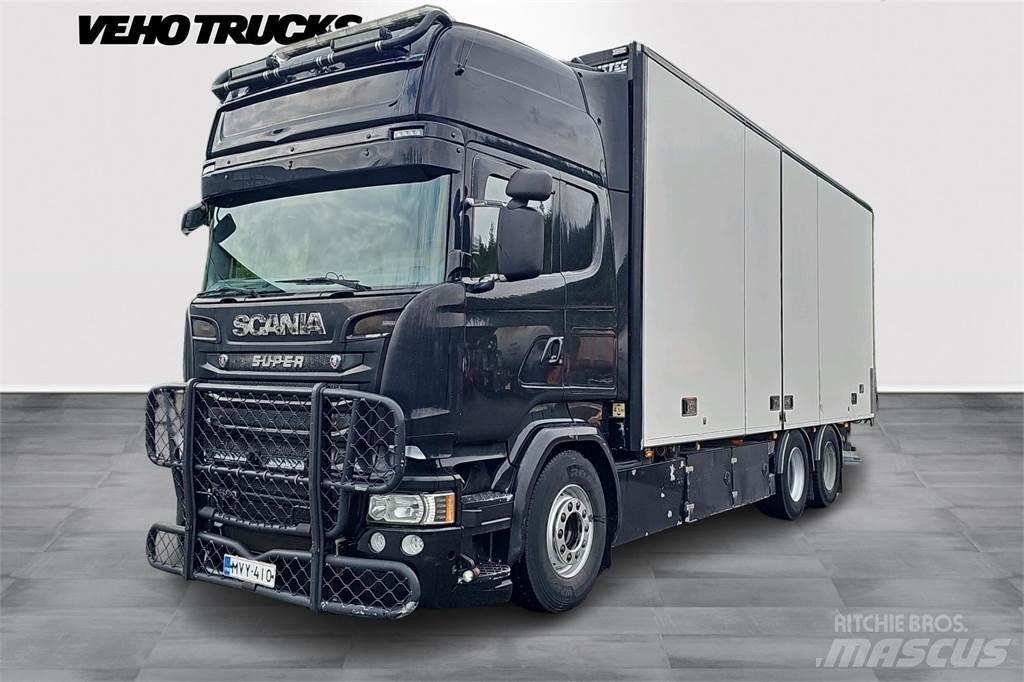 Scania R580 Bakwagens met gesloten opbouw