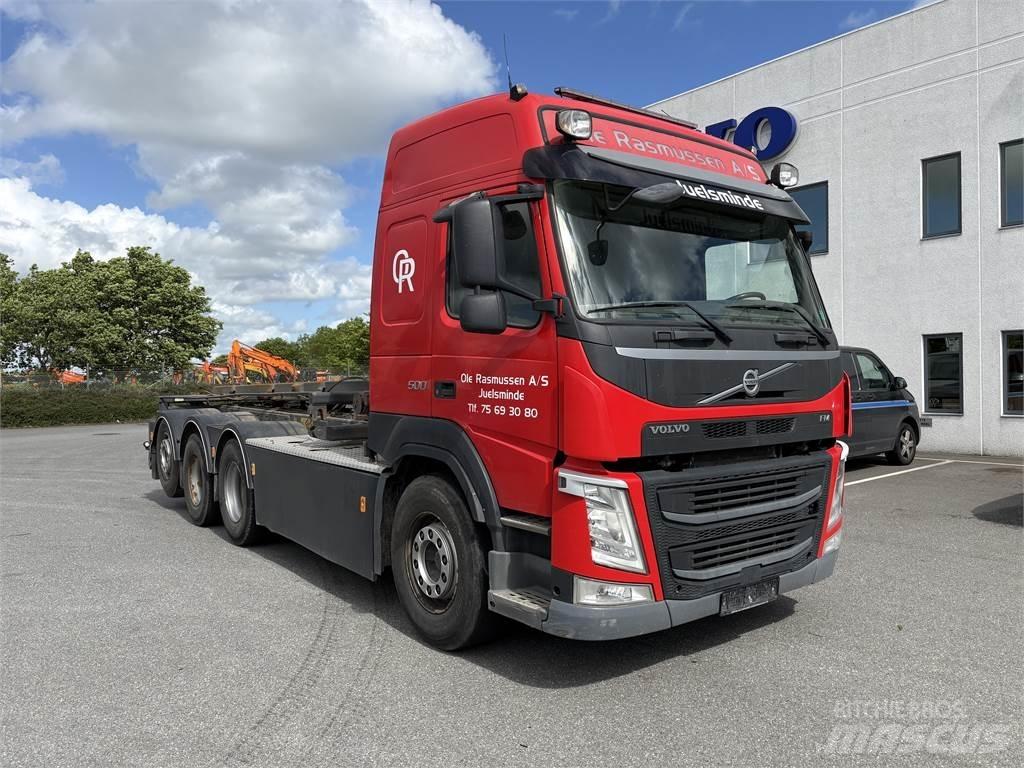 Volvo FM500 Vlakke laadvloer met kraan