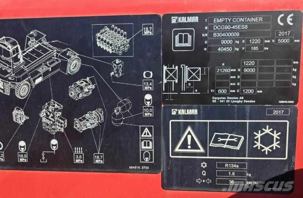 Kalmar DCG90-45ES8 Containerheftrucks