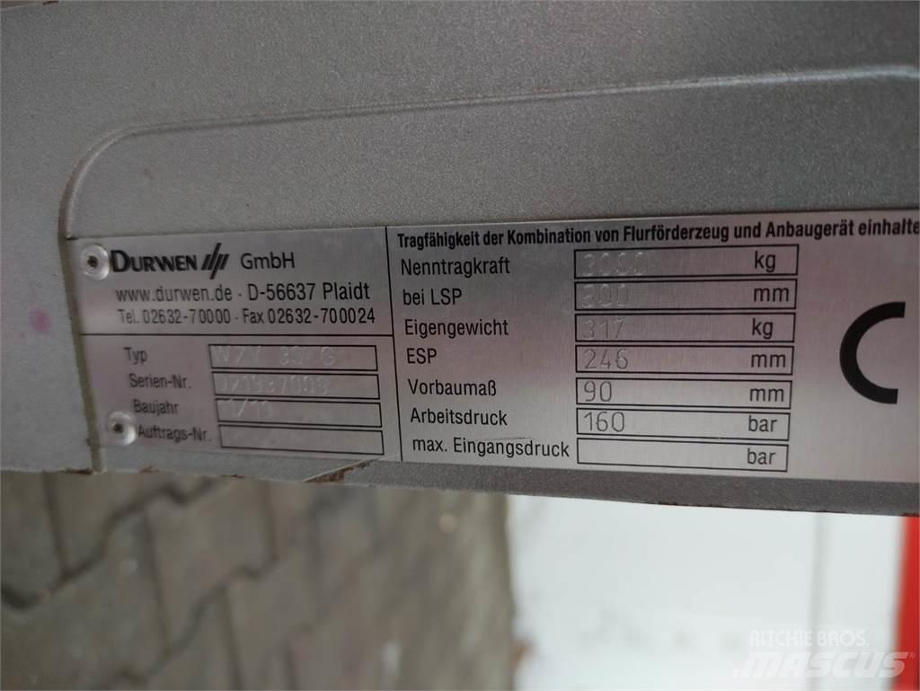 Durwen WZV 30 G Laden en Lossen - overige