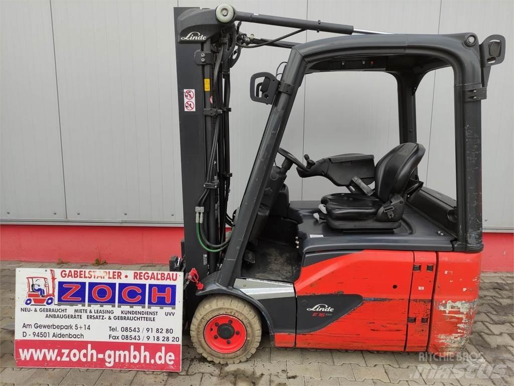 Linde E16-02-386-EVO Elektrische heftrucks