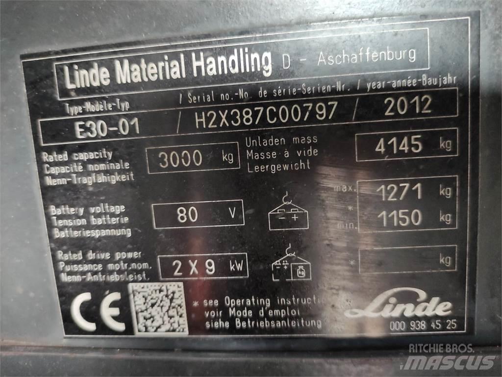 Linde E30-01-387 Elektrische heftrucks