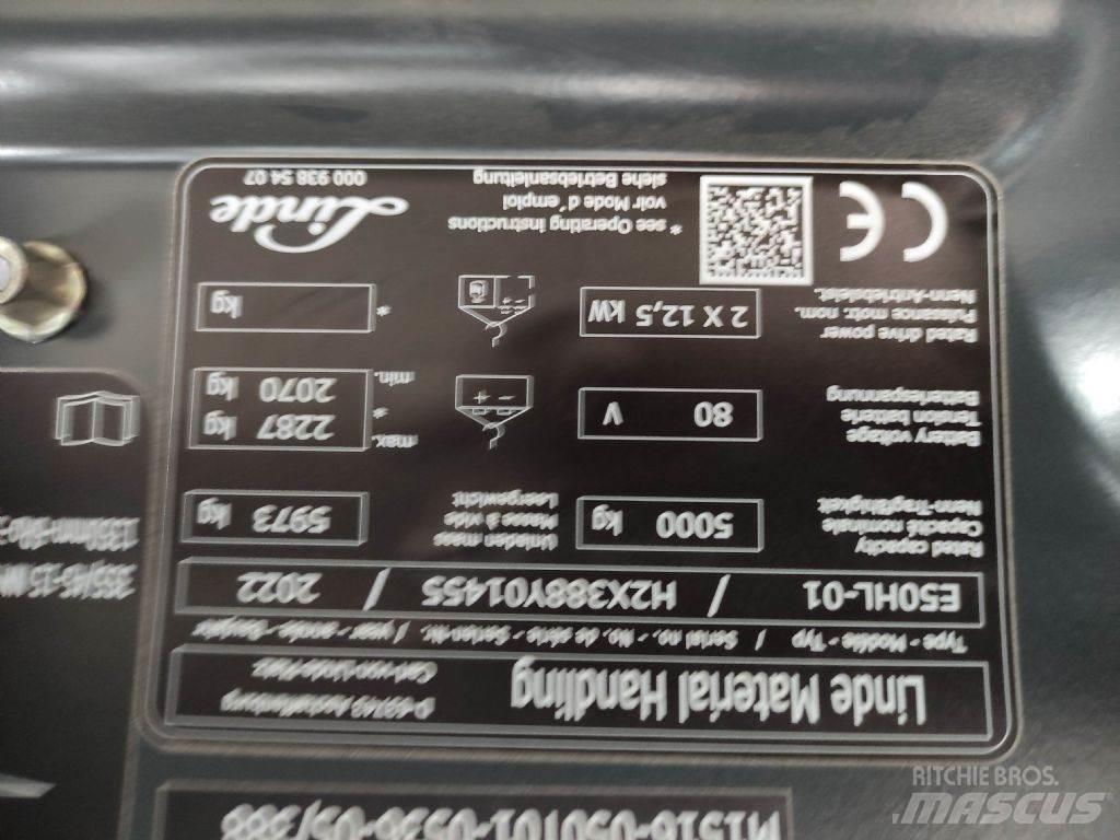 Linde E50HL-01-388 Elektrische heftrucks
