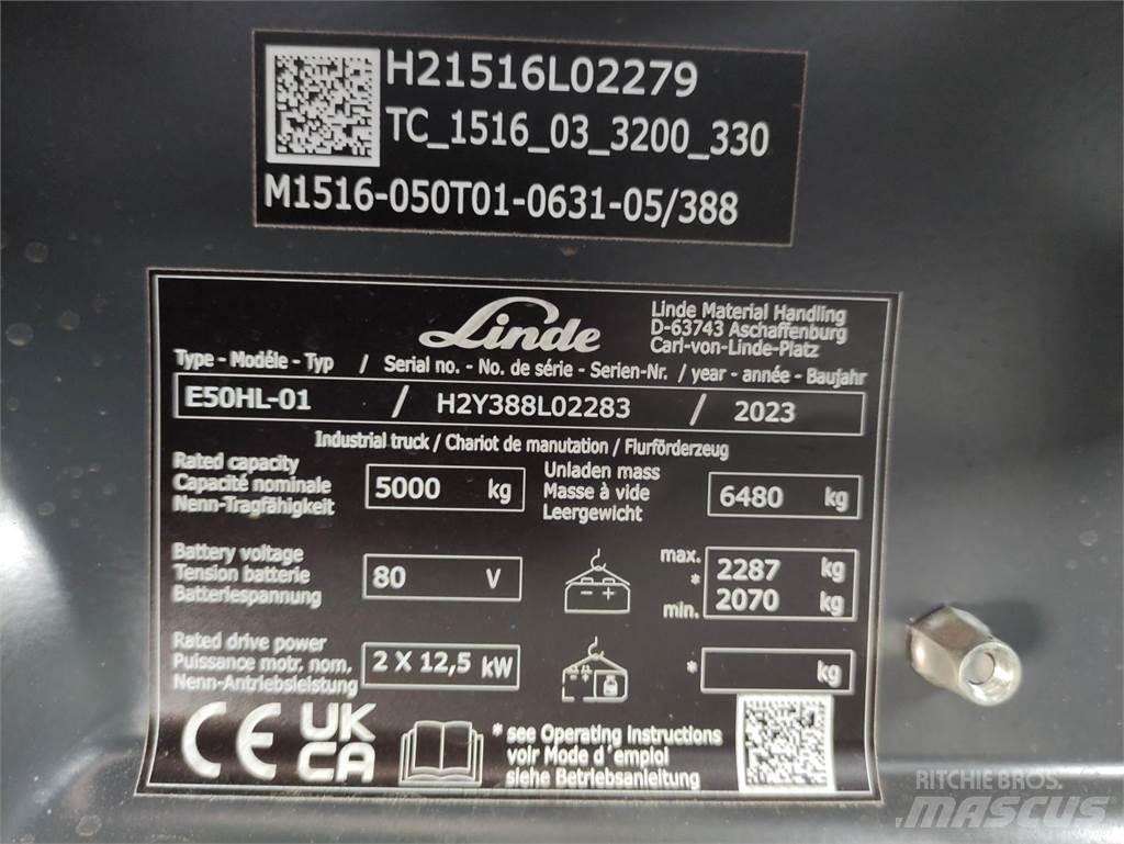 Linde E50HL-388 Elektrische heftrucks