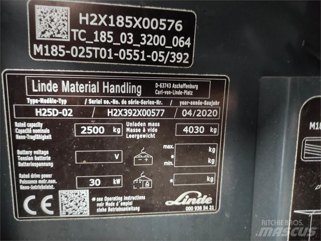 Linde H25D-02-392 EVO Diesel heftrucks
