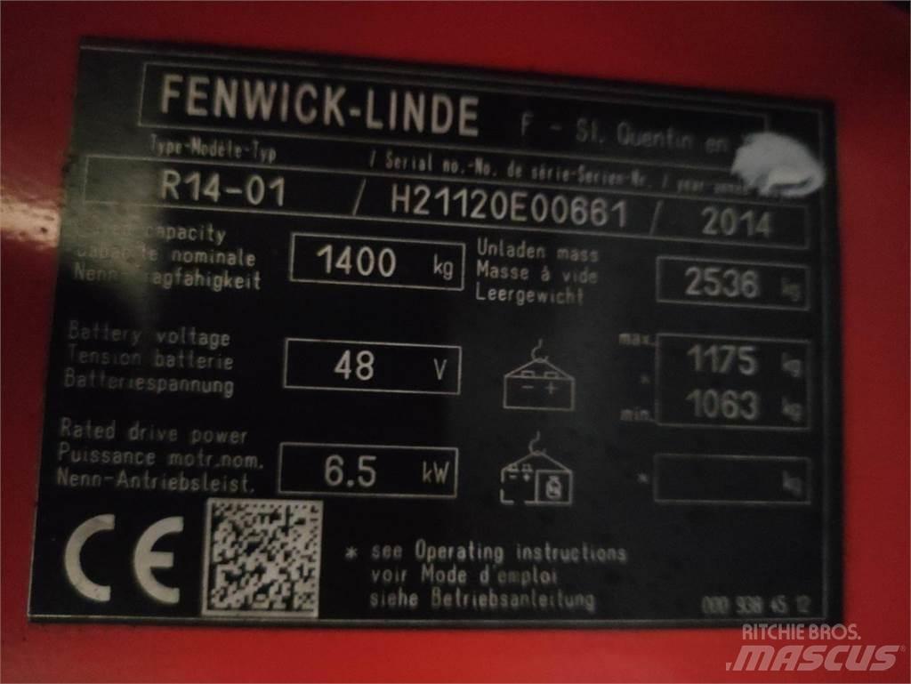 Linde R14-01-1120 Reachtruck voor hoog niveau