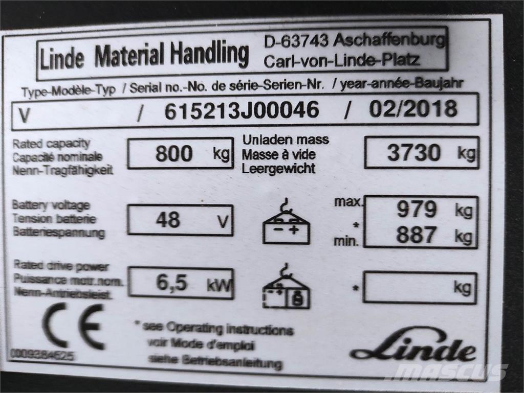 Linde V Modular Orderpicker voor hoog niveau