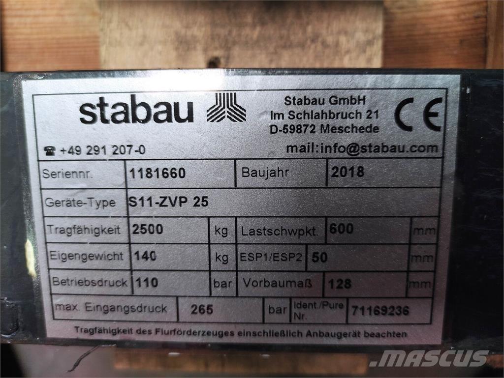 Stabau S11-ZVP25 Laden en Lossen - overige