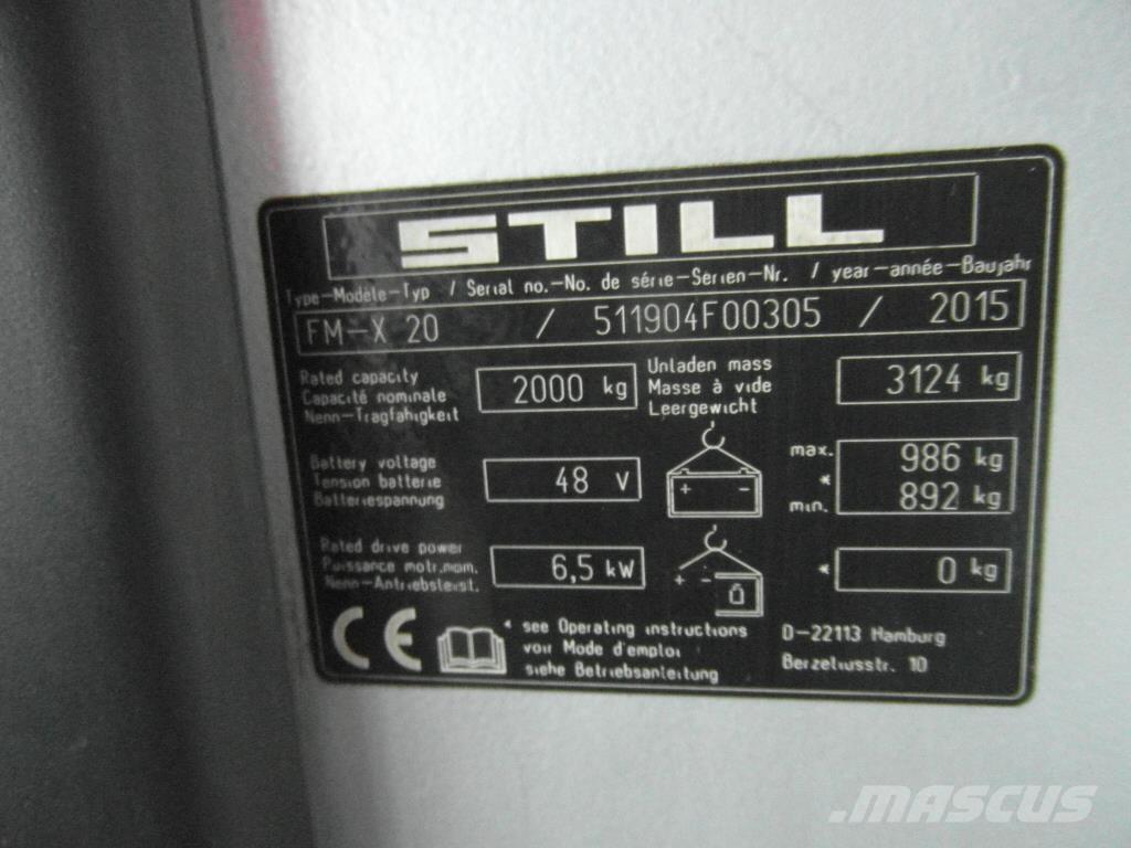 Still FM-X-20 Reachtruck voor hoog niveau
