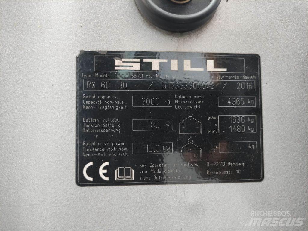 Still RX60-30 Elektrische heftrucks