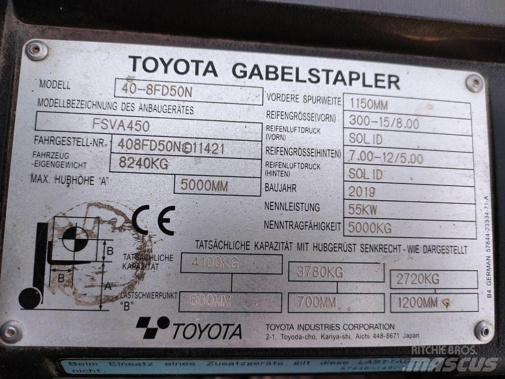 Toyota 40-8FD50N Diesel heftrucks
