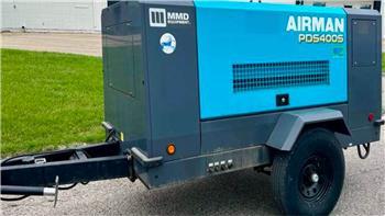 Airman PDS 400s Portable tow behind air compressor Izuzu 