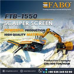 Fabo FTB 1550 Scalping Screener Apron/Belt Feeder Stock